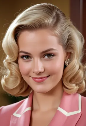A jovem estava sentada na secretária, a escrever no computador. De repente, ela ouviu um som varredor suave vindo do canto da sala. Ela se virou e viu uma foto de 1950 vintage de si mesma sorrindo com lado
