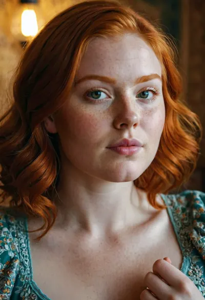 Ginger, une jeune fille potelée, a découvert une image d'elle-même générée par l'IA et est tombée amoureuse du look réaliste. Elle a commencé à expérimenter le maquillage et les coiffures en utilisant l'image générée par l'IA comme inspiration. Ses amis ont été étonnés par elle