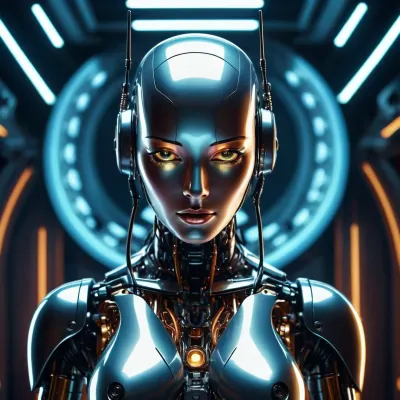 Einmal gab es einen sexy Roboter namens Max. Er hatte die Fähigkeit, schöne Bilder mit seinem Verstand zu erzeugen. Eines Tages entschied er sich, ein Bild von sich selbst zu machen und es zu seiner Zerschlagung zu schicken, Samantha. Doch als er sandte