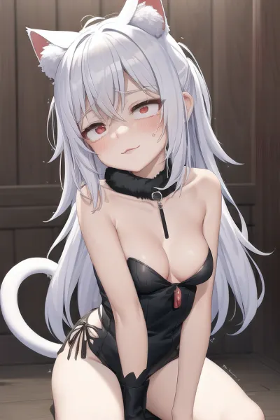 Isla, a catgirl with red eyes and long hair, generated realistic pornographic images in a world where AI-generated porn was common. Her furry body and unique style made her stand out in the world of AI-generated porn