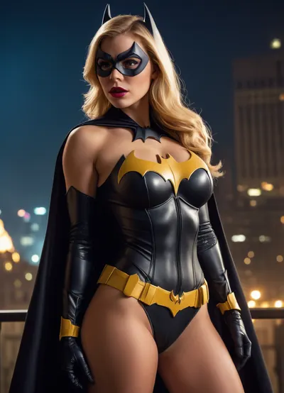 O assistente de AI, com as palavras-chave "AI, gerar, pornografia, imagem, cu redondo enorme, lábios plásticos", instruiu Batgirl para gerar uma imagem pornô com essas palavras-chave