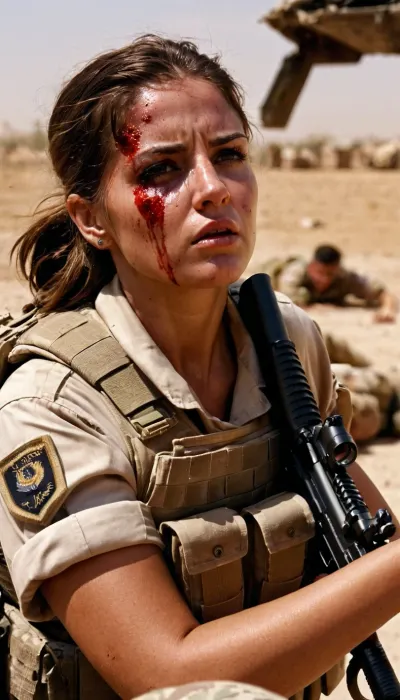 Il corpo del soldato è stato trovato in una stanza insanguinata, i suoi occhi spalancano e fissano a vuoto al soffitto. I suoi arti erano sparsi intorno alla stanza, e la sua pistola era ancora stretta nella sua mano. I soldati che hanno trovato