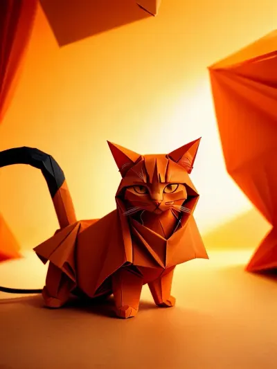 Woorigami estava dobrando gatos origami fora do papel quando ele descobriu uma imagem na página que o fez querer compartilhá-lo com outros. Ele não podia acreditar nos olhos dele!