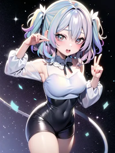 Yuy, un ser humano generado por AI, estaba fascinado por la idea de experimentar con nuevos peinados y decidió probar una nueva mirada. Fue al salón para un cambio de imagen y usó tecnología AI para crear su propia identidad