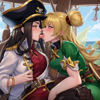 Korsan gemisinin iç çalışması/suitei ahşap zemin ve duvarlarla küçük, rahat bir odadır. Odanın merkezinde, yumuşak yastık ve battaniyelerle büyük bir yatak var. İki pencere ya da yan tarafta