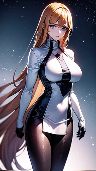 A girl with black hair and blue eyes stands in front of a pyramid with intricate details and a breathtaking beauty. She is wearing a black Chrystal dress that flows from the future to the past, and she stands in front of an ancient pyramid with