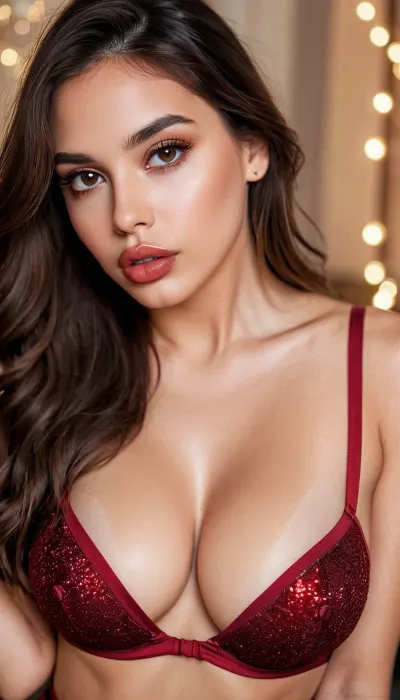 young girl 25 years old, beautiful instagram model, life-size erotic photo, 25 years old, happy, perfect, (slender body:1.4), legs spread, smooth pussy, (pussy visible), very beautiful, (breasts visible:1.3), huge breasts, looking at the camera, perfect eyes, sexy, sensual, (skinny), (petite), pretty, snub-nosed, (skinny cheeks), long hair, seductive image, skirt, full strappy lingerie, thigh-high socks, (very large thick lips:1.5), red lipstick, black eyeshadow, makeup, extremely large firm breasts, (perfectly detailed sparkling brown eyes:1.5)