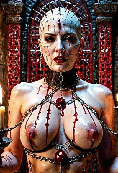 O templo antigo era um lugar de horror e morte. Foi dito que as sacerdotisas que adoravam o deus demoníaco, Pinhead, tinham usado seus corpos para criar um ritual poderoso que o convocaria das profundezas do inferno. Como eu