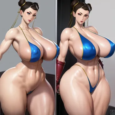 La donna stava davanti allo specchio ammirando il suo corpo voluttuoso, ammirando i suoi grandi seni e la figura curvy. Non poteva fare a meno di sentire un senso di orgoglio mentre ammirava la sua vista frontale completa, sapendo che era una di