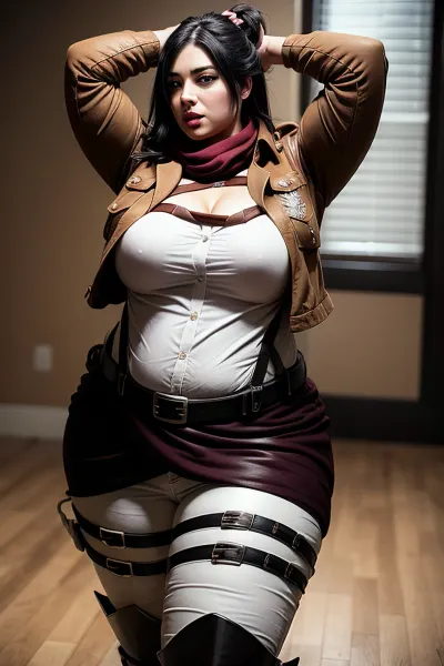 米卡萨·阿克曼(英語:Mikasa Ackerman),是被称为"调查团"的精英军事单位成员,他总是为战斗做准备. 她的制服很完美 她的装备很出色 但不仅仅是她的装备