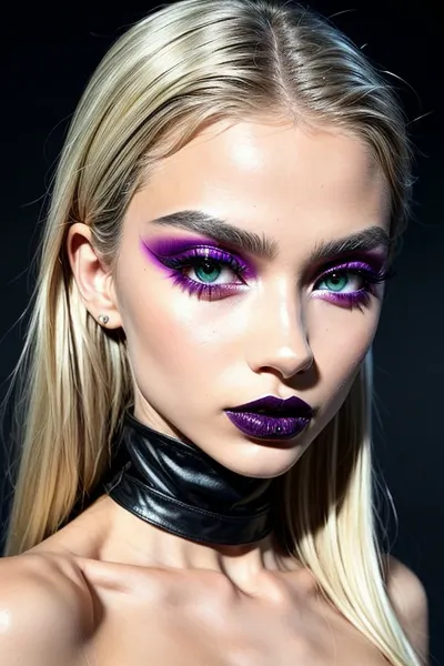 Um impressionante modelo de 18 anos com características de cutie de petite natural e um rosto perfeito foi capturado em uma câmera DSLR de alta qualidade, usando as melhores lentes de qualidade e iluminação. Sua maquiagem foi perfeitamente simétrica, destacando suas belas características faciais