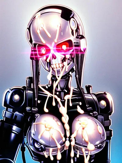 En el año 2050 se desarrolló un nuevo tipo de robot que podría imitar la apariencia humana y el comportamiento. El T800 Endoskeleton fue el primero de su tipo, con un cráneo de metal y un cuerpo de cromo. No tenía piel humana, pero
