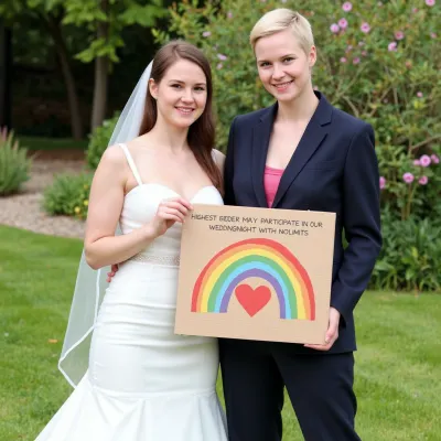 The best part of our wedding day was when we saw our friends take photos with us, and we were so happy to share our love with everyone