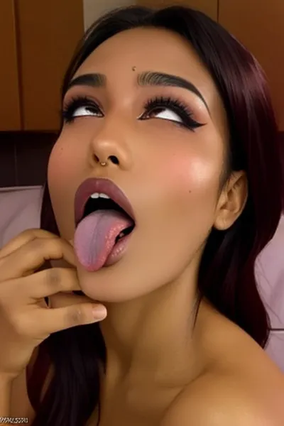 A beautiful Brazilian woman having an intense orgasm, (full body image), naked, no penis, sexy, very long hair, (20 years old), masturbating, dark skin, female, masturbation, tongue, ahegao, face, pleasure, <lora:mastv1:.5>, <lora:tongue:.7>, <lora:tonguedrop-d:.5>