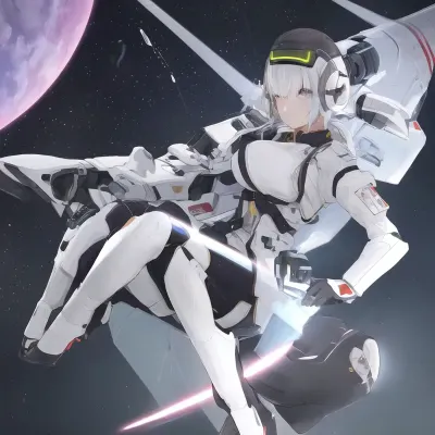 photorealistic, futuristic space fighter pilot, female, asian, japanese, woman, starfighter pilot, huge breasts, multiple breasts, eight breasts, extra breasts, more breasts, alone, no legs, no arms, amputee shoulder length hair, white hair, space flight suit, space flight helmet, holographic visor, futuristic visor, armour, single person, colour, hair, curly, tail, cut, white, bust, upper torso and head, limbless, <lora:extra-breasts-v0.2:2>, <lora:jpcosermix-000008:.3>, <lora:limblessv04:1>