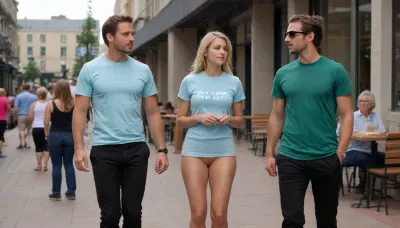 Chance Begegnung auf dem Platz}