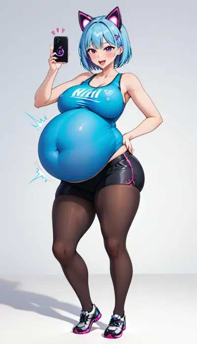 extra large pregnancy belly expansion