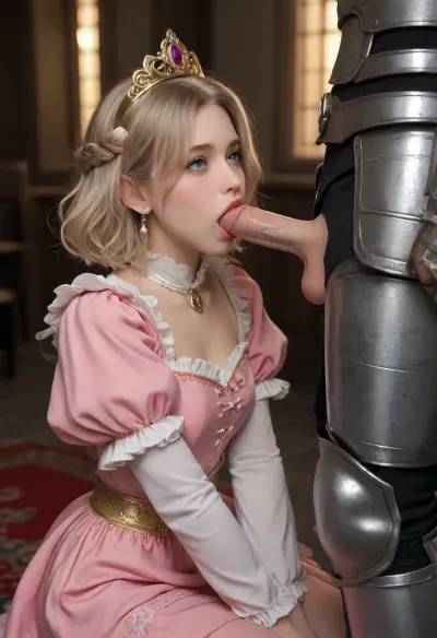 Oral devotion's princess