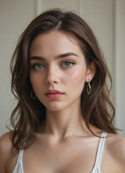 молодая девушка голая на улице среди людей