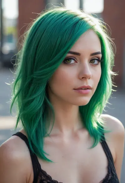 Green hair