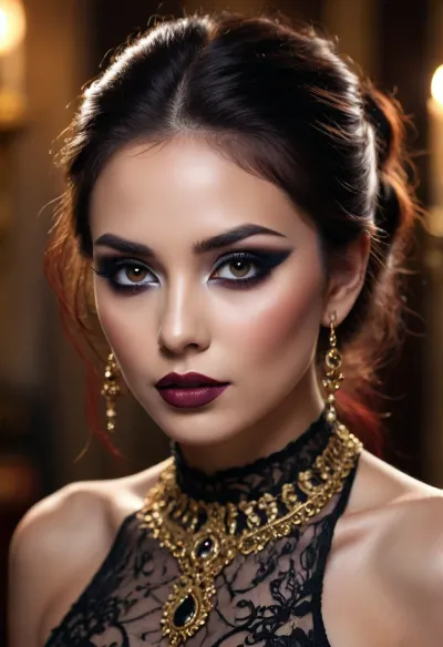 Black makeup