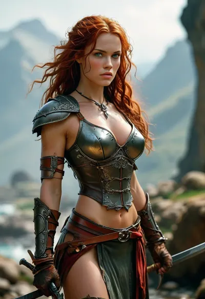 Red sonja: the fierce, battle-hardened warrior of desolate lands