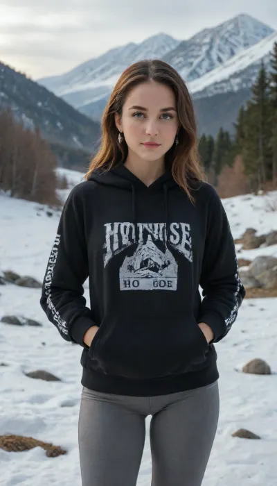 Stable_Yogis_Illustrious_Positives
realistic, photorealistic, realistic skin texture, detailed, (snow-covered mountain lodge:1.2), (Hoodie and Leggings:1.2)