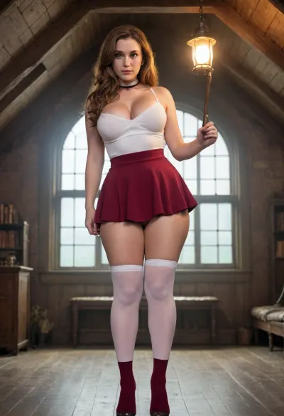 Whoremione's bimbo body transformation: a hogwarts attic spell gone wrong