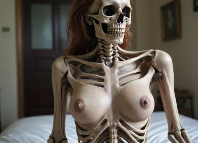 [[[©KITTYART©KITTYART©KITTYART©KITTYART©KITTYART]]], human skeleton with tits