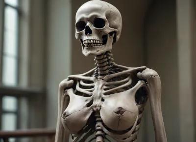 [[[©KITTYART©KITTYART©KITTYART©KITTYART©KITTYART]]], human skeleton with tits
