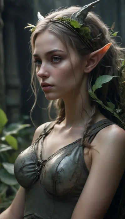 Échos de ruine et de lumière

- Oui.

Dans un monde où coexistent la ruine et la magie, une jeune fille de 22 ans repose dans une chambre ornée d'anomalies éclatantes. L'air est épais avec l'odeur du métal pourri et le bruit de murmures lointains. Des créatures étranges, des formes hybrides mêlant l'humanité aux traits animalistes, patrouillent les ruines envahies. Au-delà des murs de la chambre, les restes des civilisations sont en ruines, leurs structures à moitié enterrées sous la flore mutée. La jeune fille, son sommeil troublé par des ombres épouvantables projetées par une faible source de lumière, ignore le pouvoir antique caché dans son ADN.