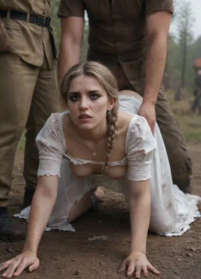 Yıkımların ortasında: beyaz köylü ve üniformalı erkekler - ikinci dünya savaşı sırasında bir russian köyünde umutsuzluk hikayesi