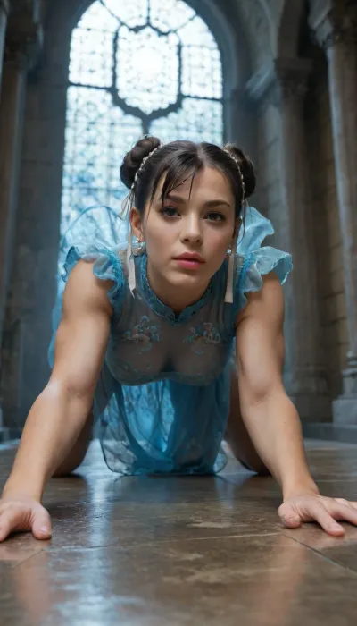 Chun-li on the isle of doom: a dance of power and elegance