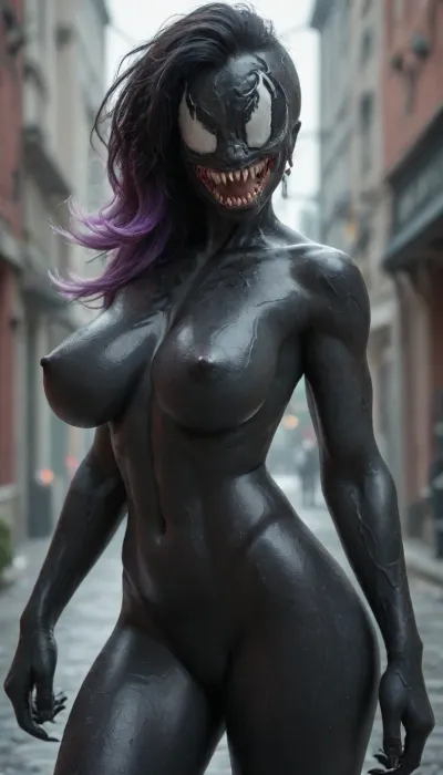 La beauté venimeuse de Sombra

- Oui.

L'IA a généré l'image de Sombra avec la peau venin à fourrure, ses gros seins accentuant sa position confiante. La scène marque 9/10 pour l'attrait visuel et 8/10 pour l'originalité, avec un 7/10 pour la qualité globale.