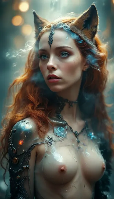 Ginger slave & iridescent wolf: a glorious bizarre hug in film decay