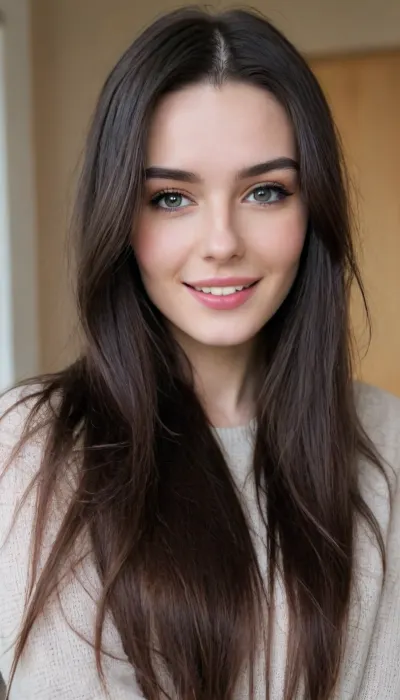 full portrait of woman, ((fringe long dyed black hair)), ((girl next door)), pretty, natural beauty, medium breasts, ((cute tall tall tall tall but average appearance:1.3)), ((cute tall tall tall tall)), ((pale skintone:1.2)), very flirty smile, showing teeth, ((unkempt hair)), ((straight hair:1.3)), ((symmetrical hair:1.5)), ((perfect fringe hair:1.5)), ((light brown bright hair)), ((very cute tall tall tall tall average youthful face:1.5)), outside, photorealistic, ((perfect composition)), ((perfect contrast:1.5)), ((perfectly balanced exposure:1.5)), ((perfect focus:1.5)), ((extremely realistic detailed lighting:1.5)), ((extremely realistic detailed shadows:1.5)), ((extremely detailed:1.3)), ((extremely high resolution:1.3)), ((16K UHD:1.5)), ((extremely realistic detailed skin texture:1.5)), ((extremely realistic detailed skinpores:1.5)), ((extremely realistic detailed face:1.5)), ((extremely realistic detailed eyes:1.5)), ((extremely realistic detailed hair:1.5)), focus on eyes, ((fully clothed:1.5)), random colored clothing, ((beautiful stylish clothing:1.5)), ((detailed clothing:1.5)), ((detailed environment:1.5)), Sweet_Sticky_xl-01, bogdasha1, <lora:bogdasha3:.8>
