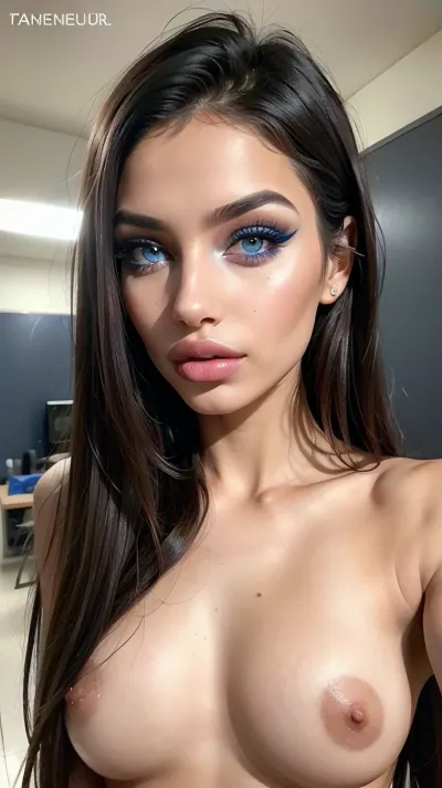 woman, Two 2 women 18 years old, (((Italian instagram models)), fair skin, cheeky smile, ((skin with high detail)), high quality, detailed skin texture, (nude:1.3), (very detailed hair), slender figure, very detailed body, (slender body:1.3), ((slender body)), (full body in the frame), (realistic), (long loose hair), insanely detailed, of the highest quality, (lipstick), eyeliner, blue eyes, (makeup), school), <lora:age_slider-LECO-v1:-2>, <lora:BimbolipsV4-000003:.3>