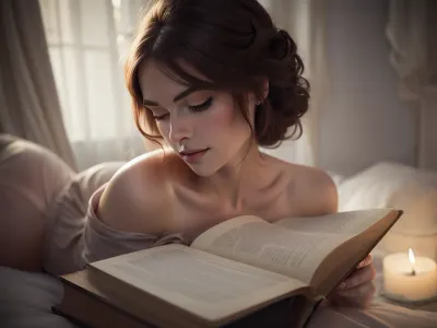a illustration of a coquettish adult woman in a fairy tale book, smooth textures and soft lighting, sensual and ethereal mood, #©KITTYART



































#©KITTYART