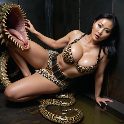 Inside the perfect asian milf transformation possession chamber in alien zerg hatchery hive spawning pit filled with slimmy tentacle pod and sludge, facehugger Xenomorph with massive tentacle dick inserminating the perfect body and wearing the skin of most beautiful sexy exotic elegant classy chinese taiwanese korean thai milf mistress beauty queen with cum and eggs, big perfect asian ahegao eyes, massive XXL boobs, voluptous tits, deep cleavages, long legs, wearing sequine laced top and tight sexy leopard-print miniskirt, jewelleries, waist chainbelt, high heels, overflowing with cum, pumped with cum, best hardcore sex positions on the floor, ng_deepnegative_v1_75t, CyberRealistic_Negative, ahegao, rolling_eyes, rolling_eyes-000014, .5>, vomcum, excessive cum, 1milf, 1facehugger xenomorph shapeshifter, xeno sexual enhancement, 21st century modern Hong Kong milf scifi possession horror action porn scene, best high quality HD photo, detailxl