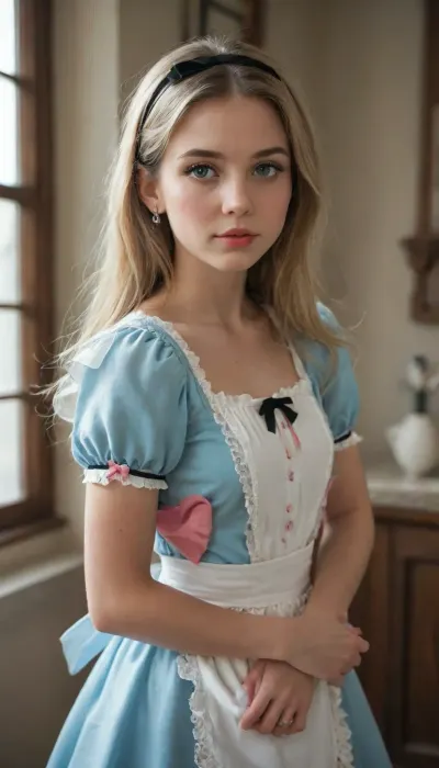 A whimsical alice's adventure