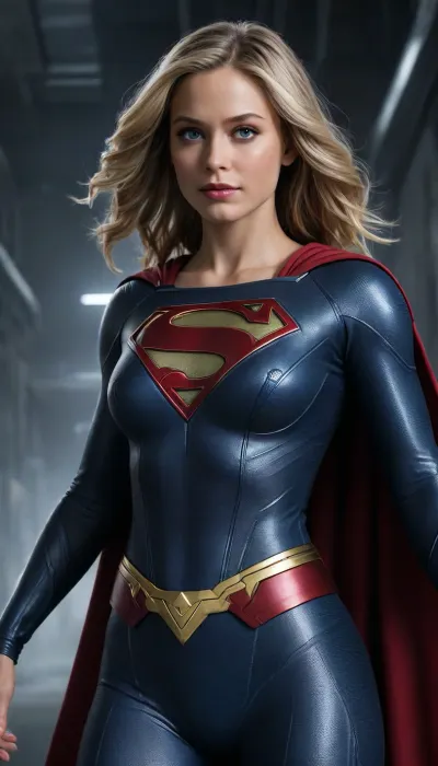 Black, Supergirl, woman of tomorrow.