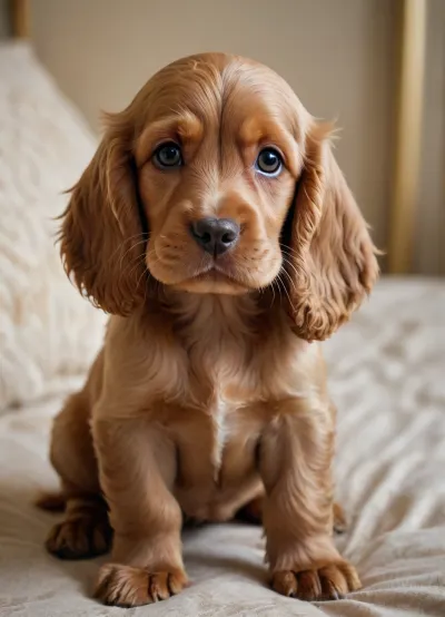 Cocker spaniel puppy