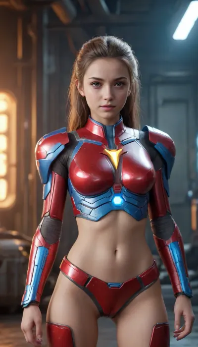 20000435.0, (((Very Petite girl))), The Cybertron Defender. Hyperrealistic. HD 4K, Hyper Detailed, Cinematic Lighting Photography, hdr, ray tracing, nvidia rtx, super-resolution, unreal 5, subsurface scattering, pbr texturing, post-processing, anisotropic filtering, depth of field, maximum clarity and sharpness, hyper realism, inni star, Shazam