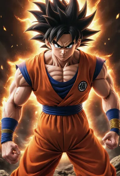Dragon Ball Z goku, ultra quality very well designed