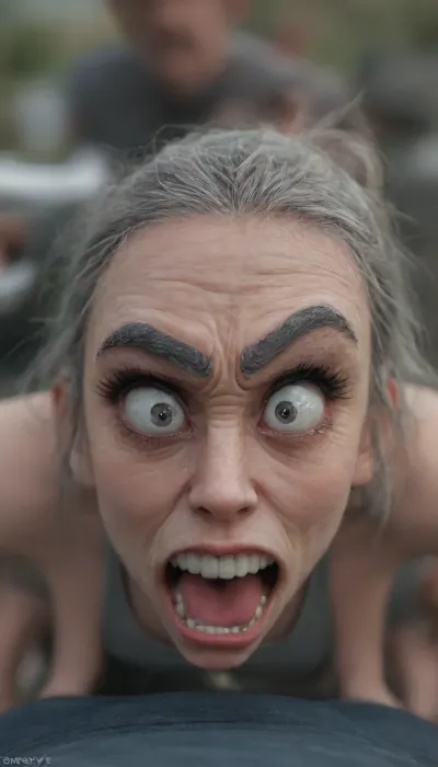 cinematic photo hird person pov mountain climbing, (birdeye view:2), extreme perspective looking from top to down on A couple, a man and a 25yo female with small natural teardrop breasts, sitting in cinema, screaming, Grieving, wideeyed, (gray eyebrow, thick eyebrow:2), visible tongue, shout, short, gray, messy, hair, open mouth, embrassed, aroused, ashamed, astonished, terrible nose, (((mustaches:1.2))), (audience:.7), (Ultra detailed:1.4), background, Golden Ratio, dutch angle, (from above:2), wide camera angle actions scene, foreshortening, intricate detailed, textures, hyperrealistic, misc, 35mm photograph, film, bokeh, professional, 16k, highly detailed, masterpiece, best quality, newest, vibrant, stunningly beautiful, crisp, detailed, sleek, ultramodern, subtle shadows, high contrast, cinematic, ultra detailed, intricate, dynamic pose, interesting angle, eye catching composition, (((depth of field:2))), (((forced perspective:2))), amazing quality, very aesthetic, absurdres, puzzled expression, spoken question mark, volumetric lighting, embedding, lazypos, (((titfuck:.1))), detailxl, <lora:detailed_notrigger:2>, <lora:add-detail-xl:1.1>, <lora:679571_training_data:1>