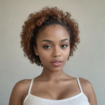 General selfi, a short 18 year old warm brown skin redhead curvy girl, with a curly/ afro hairstyle
- Age, (18
- Hight:155), cm
- Skin tone, warm brown
- Body Shape, curvy, natural, fit, slim waist
- Bra size, natural 34B
- Hips, wide
- Booty, reasonably big, heart-shaped
- Face, young, “babyface”
- Hairstyle, curly/ afro
- Hair color, redhead
- Eye color, sage green or light green
- Additional features, freckles
- Clothes, sport underwear/ lingerie/ bikini
- Backgrounds, minimalistic, clean bedroom/ living room / balcony
- Lighting, natural daylight or nice artificial neon lights, (realistic)