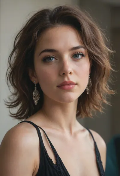 mujer hermosa, ojos verdes, sexo con la boca