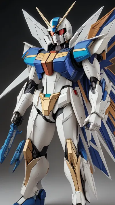 Strike freedom gundam + kamen rider amazon. fusion. Strong body. Hd.4k.