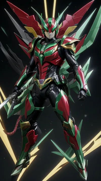 kamen rider ryuki + Rayquaza. fusion. Pokemon mode. Strong body. Hd.4k.
