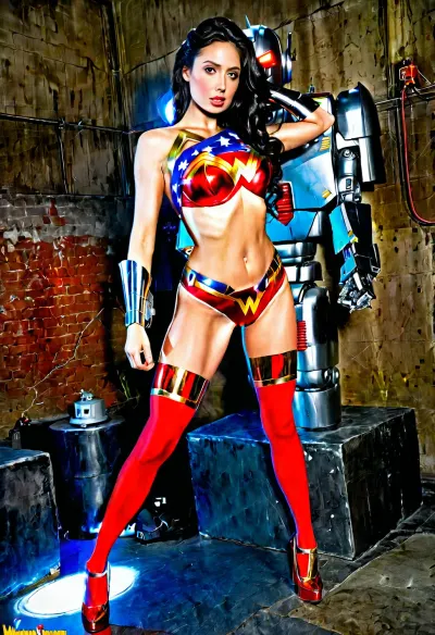 Robot-style Wonder Woman